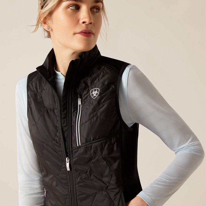 Ariat Fusion Insulated Vest Noir Femme | LWO-06591798