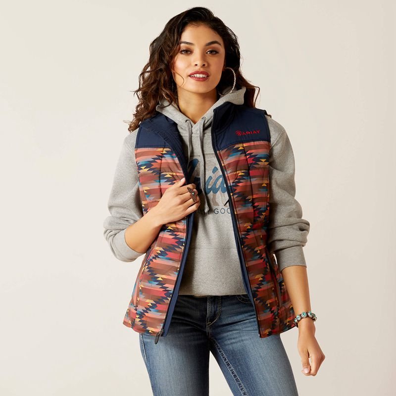 Ariat Crius Insulated Vest Mirage Print Femme | AYP-79175522