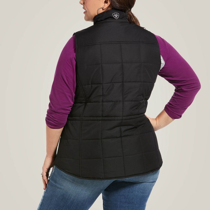 Ariat Crius Insulated Vest Noir Femme | AQM-83571859