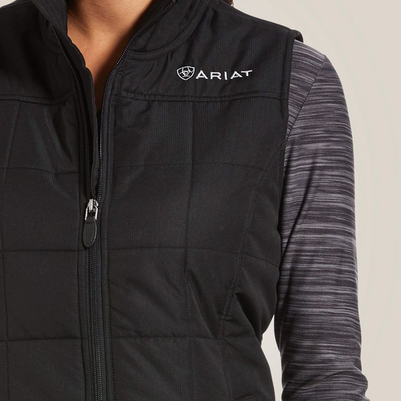 Ariat Crius Insulated Vest Noir Femme | AQM-83571859