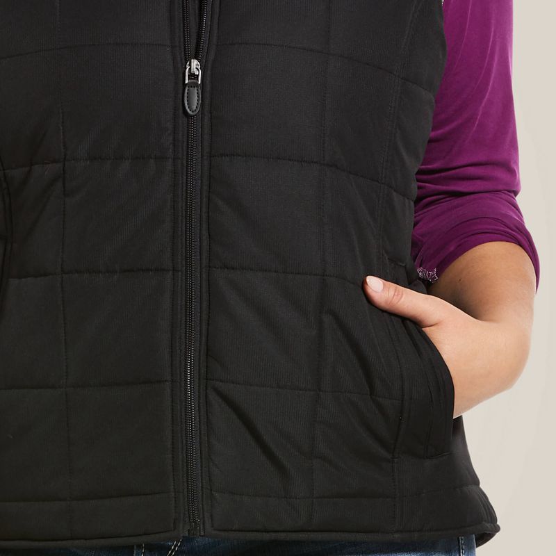 Ariat Crius Insulated Vest Noir Femme | AQM-83571859