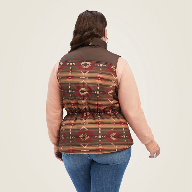 Ariat Crius Insulated Vest Canyonlands Print Femme | PBK-35436459