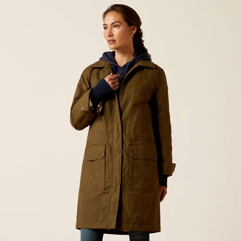 Ariat Cloverfield Coat Earth Femme | PEQ-42155136