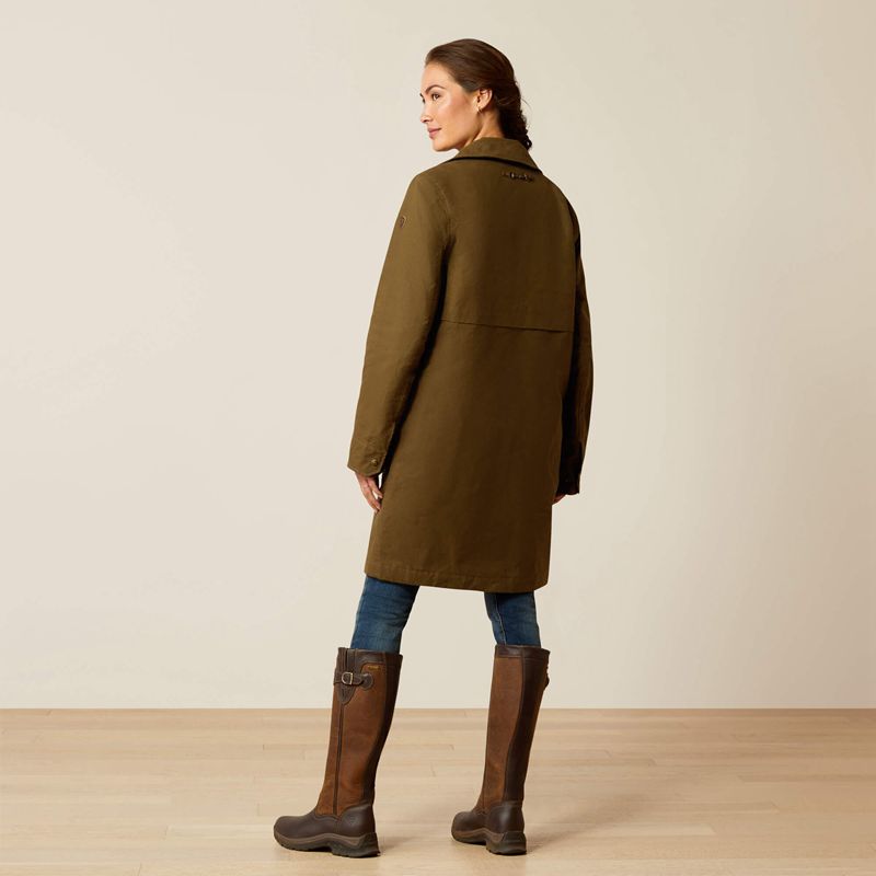 Ariat Cloverfield Coat Earth Femme | PEQ-42155136