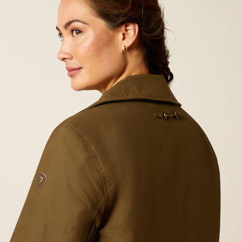 Ariat Cloverfield Coat Earth Femme | PEQ-42155136