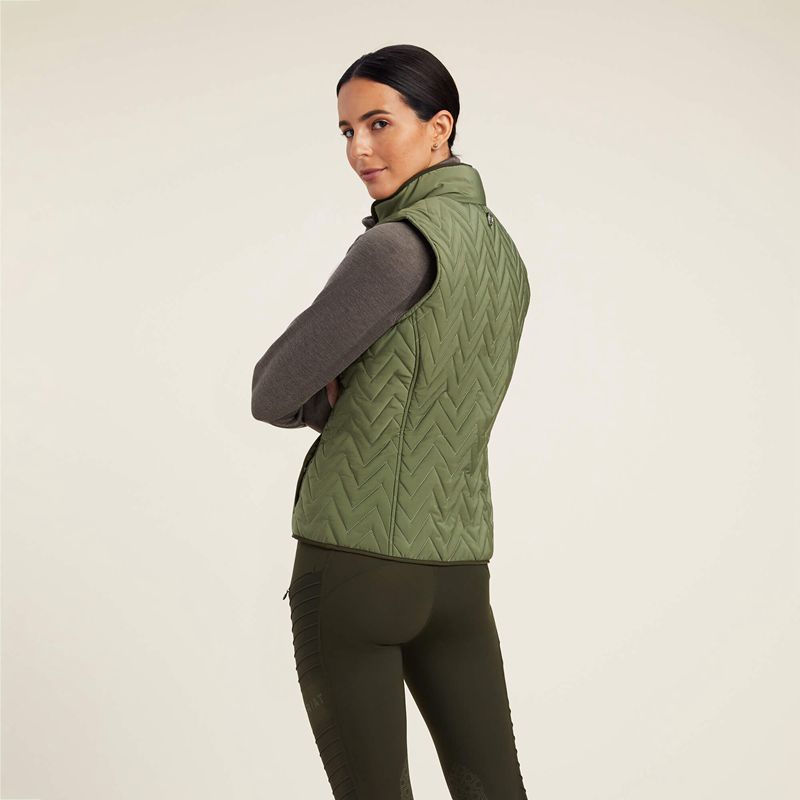 Ariat Ashley Insulated Vest Four Leaf Clover Femme | JTM-89934231