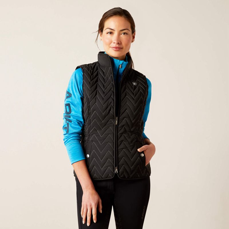 Ariat Ashley Insulated Vest Noir Femme | DBI-30373628