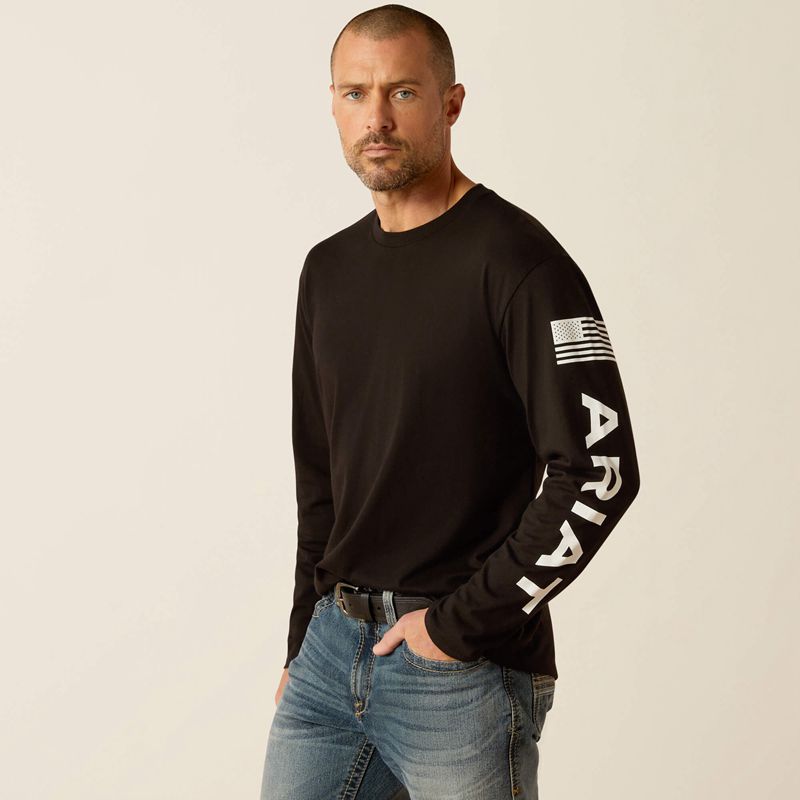 Ariat Elevated V2 T-Shirt Noir Homme | YZR-51195900