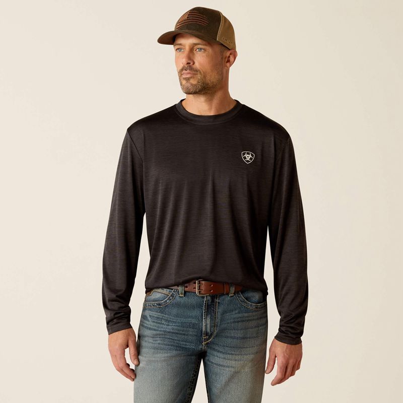 Ariat Charger Stacks T-Shirt Noir Homme | CHK-78964901