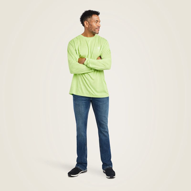 Ariat Charger Americana T-Shirt Vert Homme | NJA-64475003