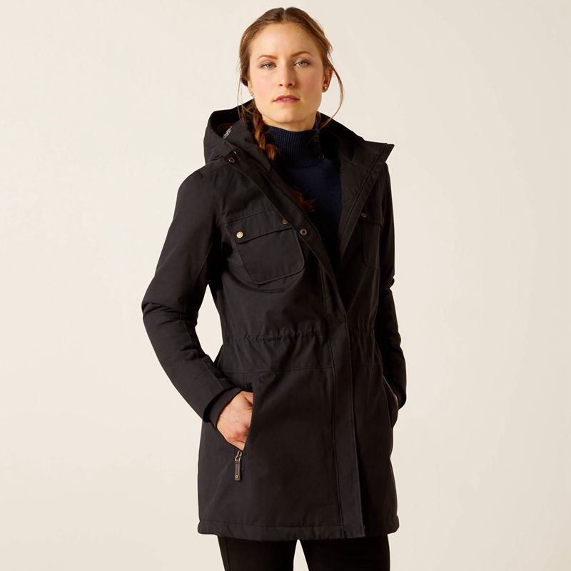 Ariat Argentium Parka Noir Femme | MOH-20581909