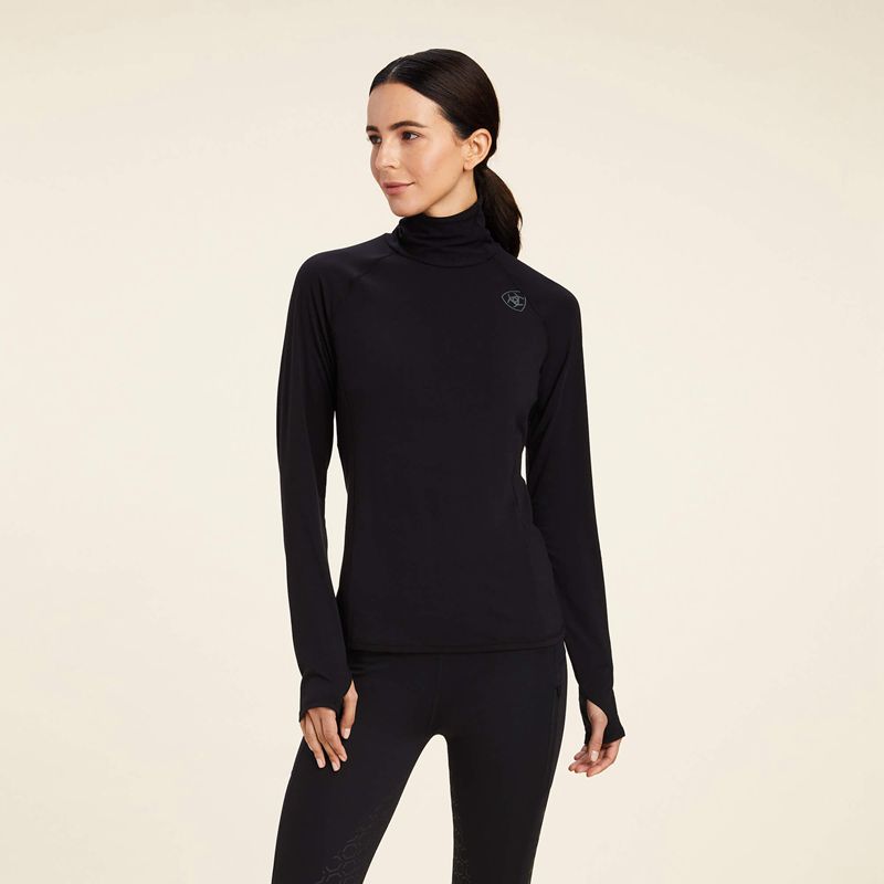 Ariat Venture Baselayer Noir Femme | XVM-54707184