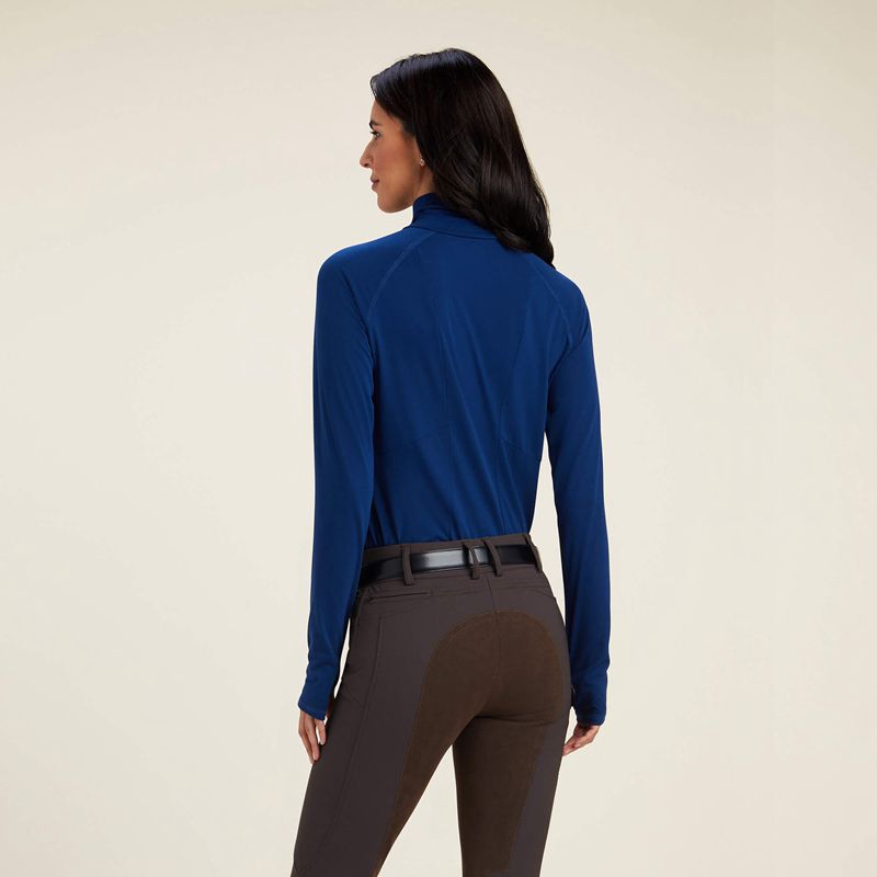 Ariat Venture Baselayer Bleu Femme | FKY-33785886