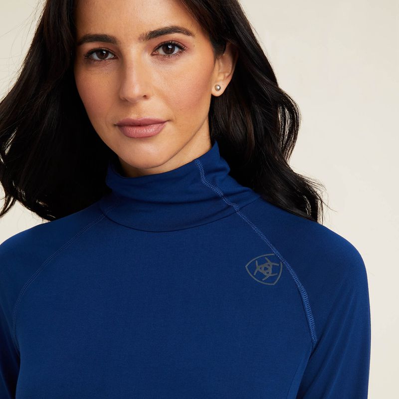 Ariat Venture Baselayer Bleu Femme | FKY-33785886