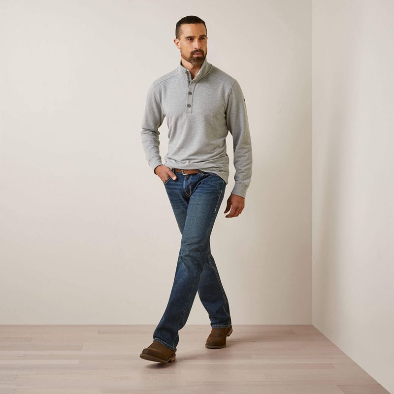 Ariat Kentfield Sweatshirt Grise Homme | PQB-11033274