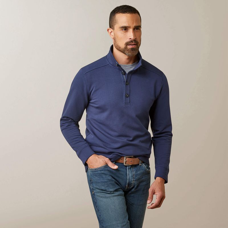 Ariat Kentfield Sweatshirt Bleu Marine Homme | FBF-53993279