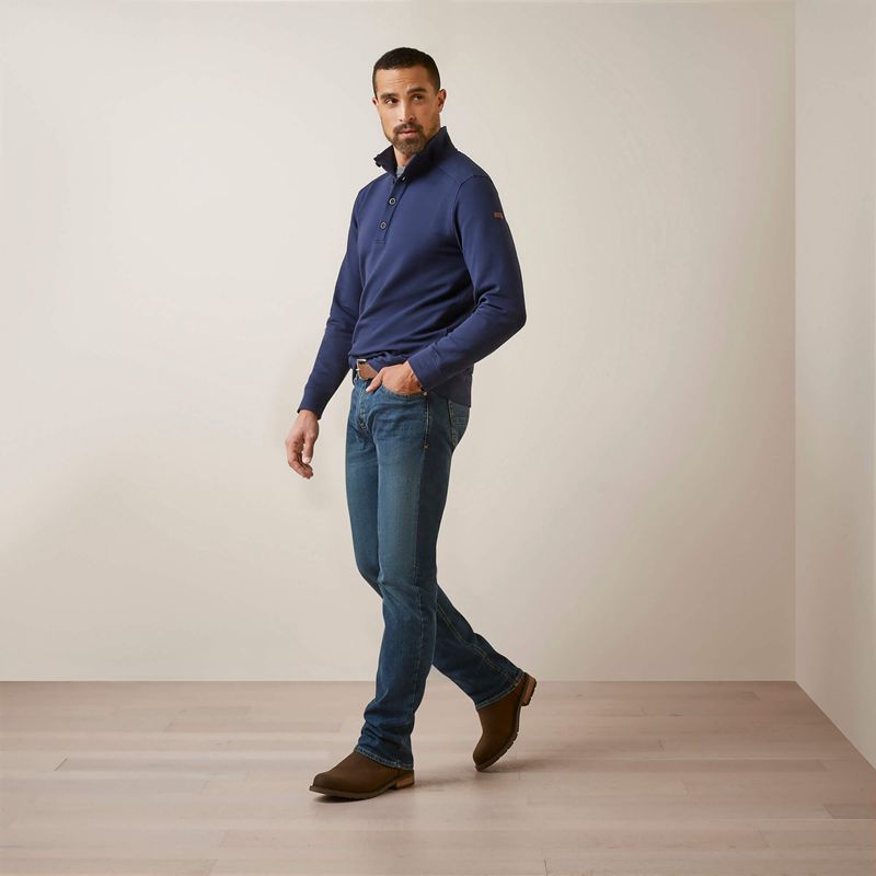 Ariat Kentfield Sweatshirt Bleu Marine Homme | FBF-53993279