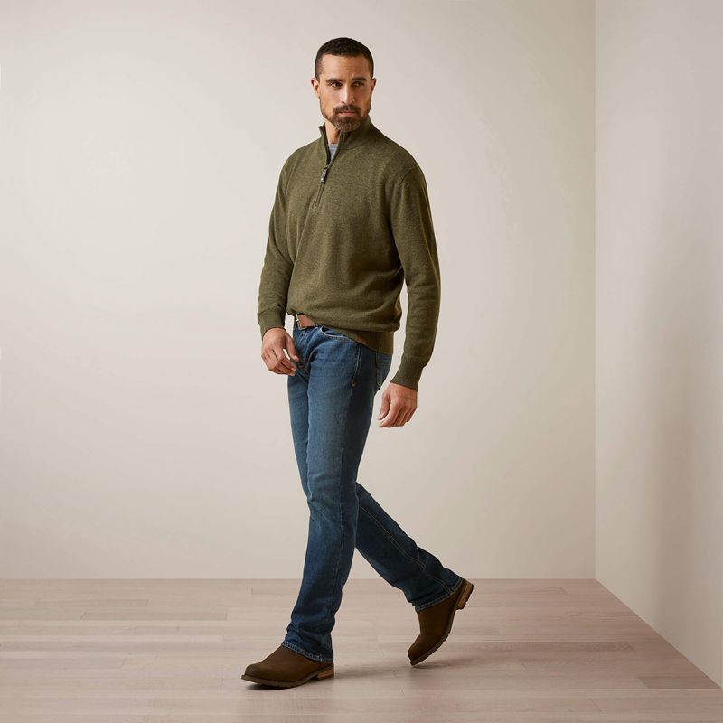 Ariat Bolinas Sweater Earth Homme | CKV-22501632