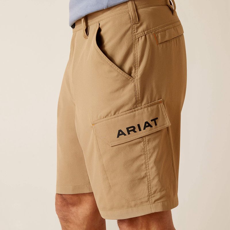 Ariat Rebar Workflow Ultralight Short Kaki Homme | OWL-39307188