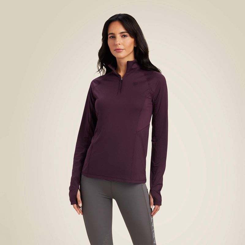 Ariat Lumina Lowell Baselayer Mulberry Femme | CBS-41383356