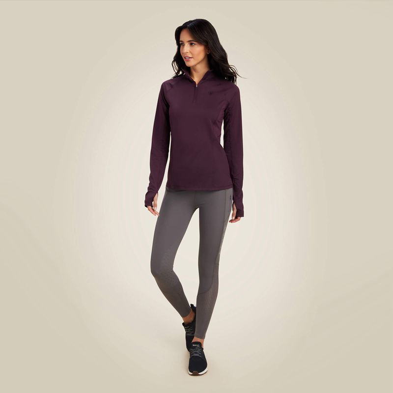 Ariat Lumina Lowell Baselayer Mulberry Femme | CBS-41383356