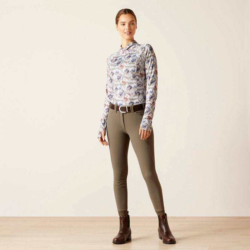 Ariat Lowell Wrap Baselayer Equine Floral Femme | XAR-09892393