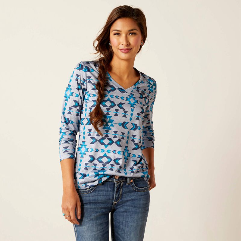 Ariat Laguna Top Riverton Print Femme | XHV-63556530