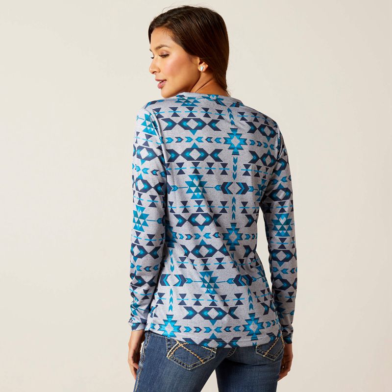 Ariat Laguna Top Riverton Print Femme | XHV-63556530