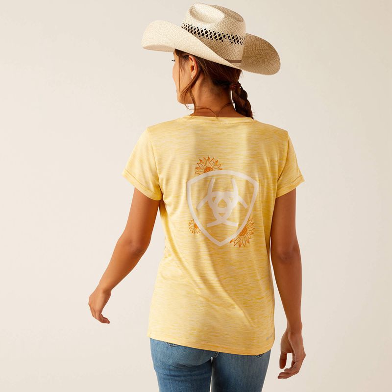 Ariat Laguna Logo Top Jojoba Femme | GFY-93616382