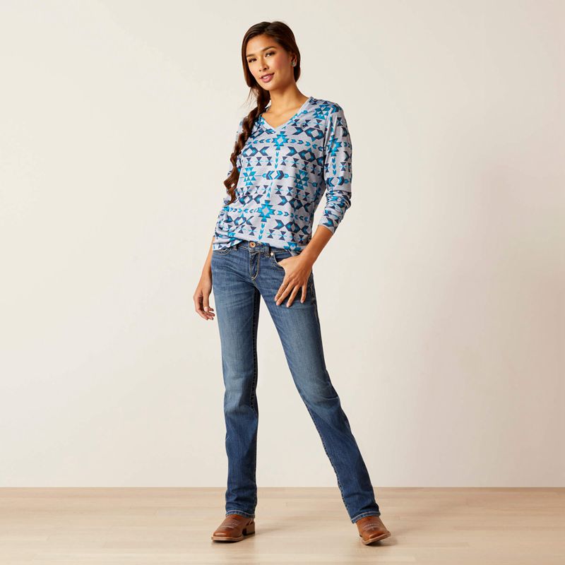 Ariat Laguna Top Riverton Print Femme | XHV-63556530