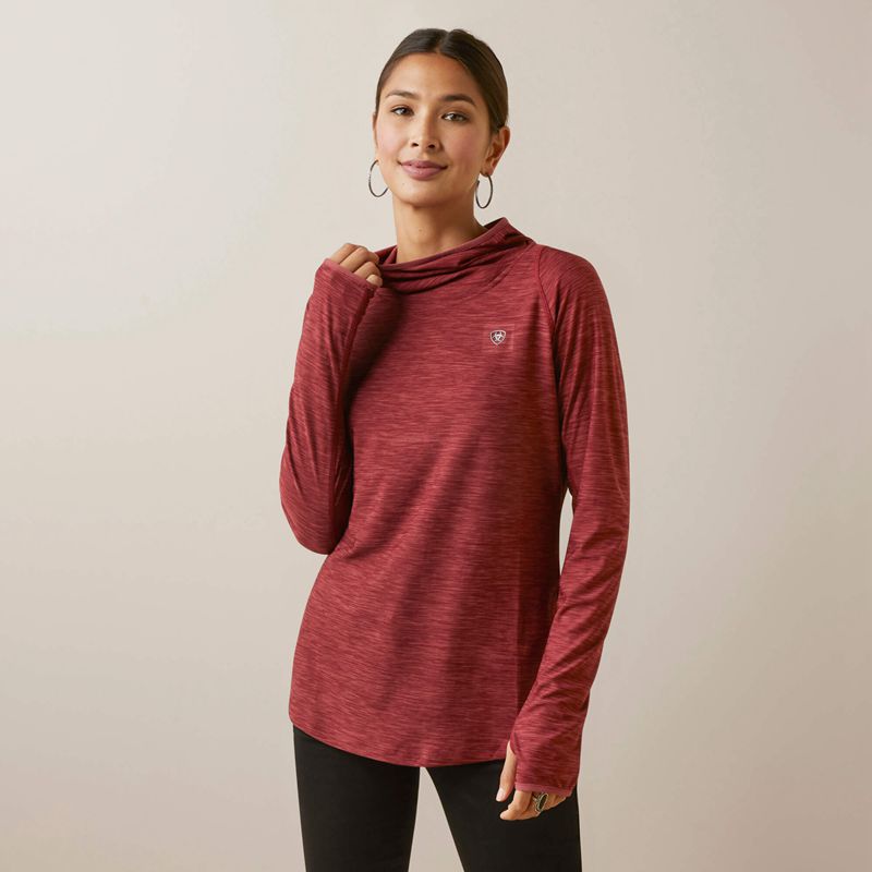 Ariat Laguna Hoodie Burnt Russet Femme | OXT-03008250