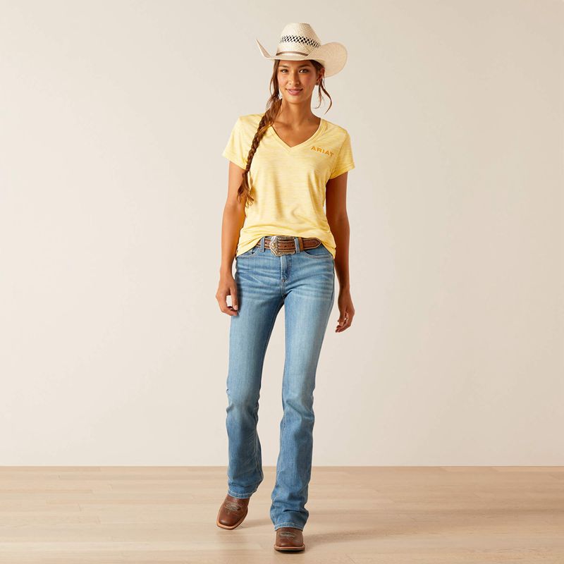 Ariat Laguna Logo Top Jojoba Femme | GFY-93616382