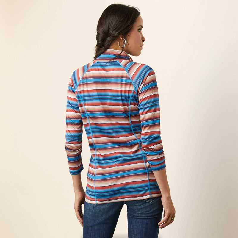 Ariat Laguna 1/4 Zip Top Horizon Serape Femme | PPA-71333004