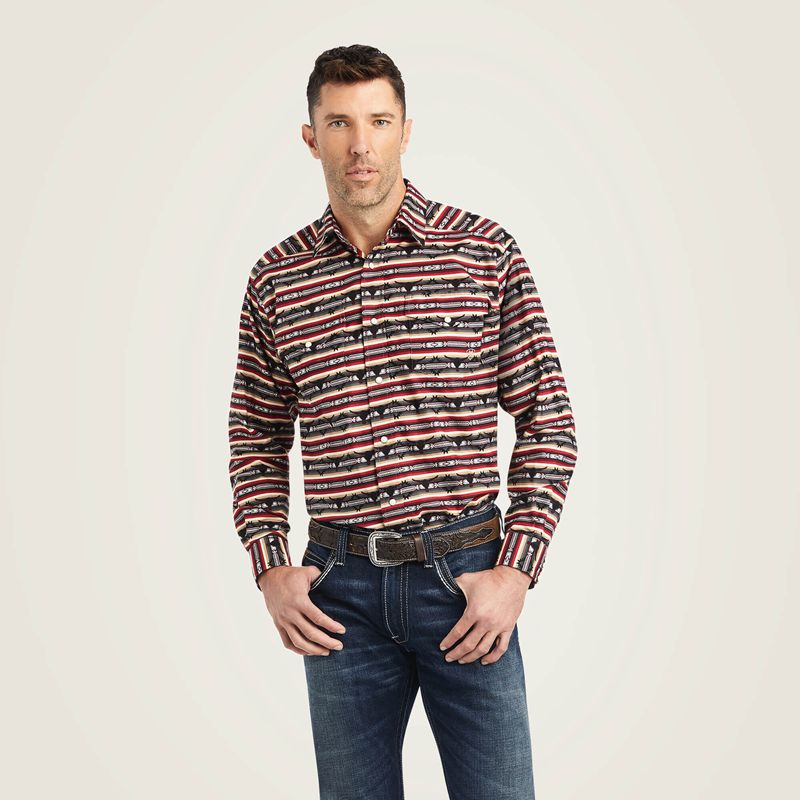 Ariat Winford Classic Fit Shirt Monument Homme | IMY-05616370