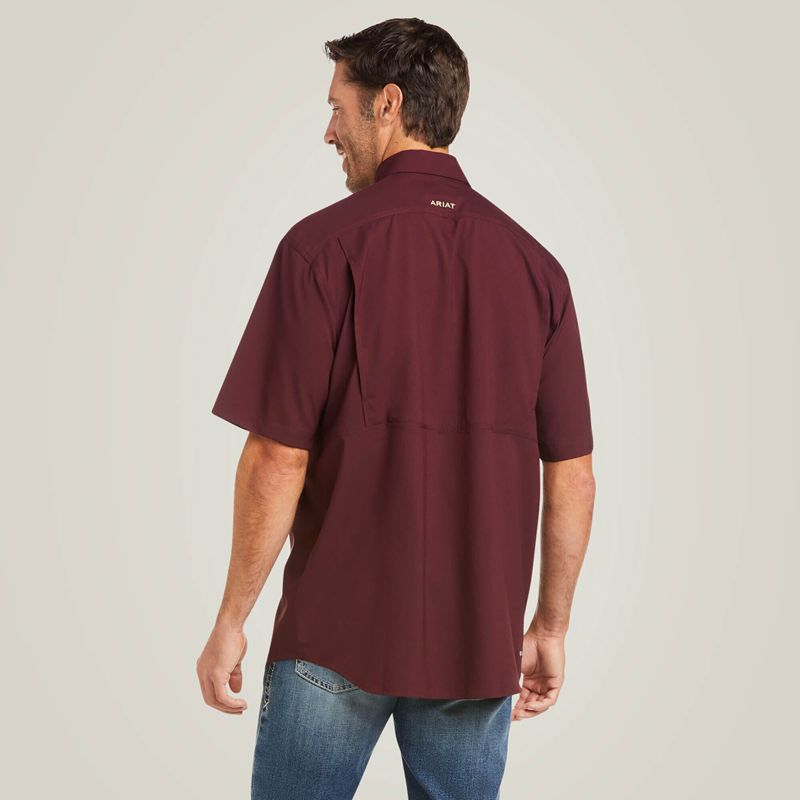 Ariat Venttek Classic Fit Shirt Malbec Homme | ESF-35040167