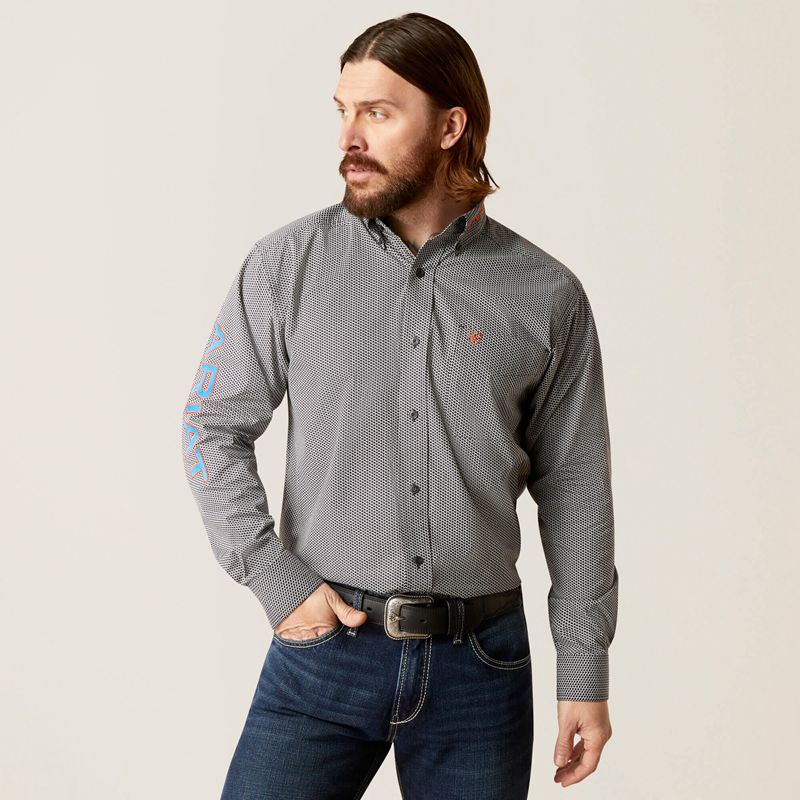 Ariat Team Whitt Classic Fit Shirt Blanche Homme | VGL-72620587