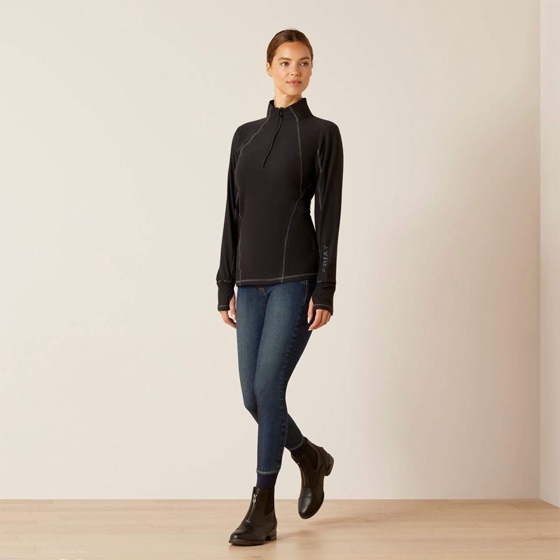 Ariat Ardent Baselayer Noir Femme | AXH-84289724