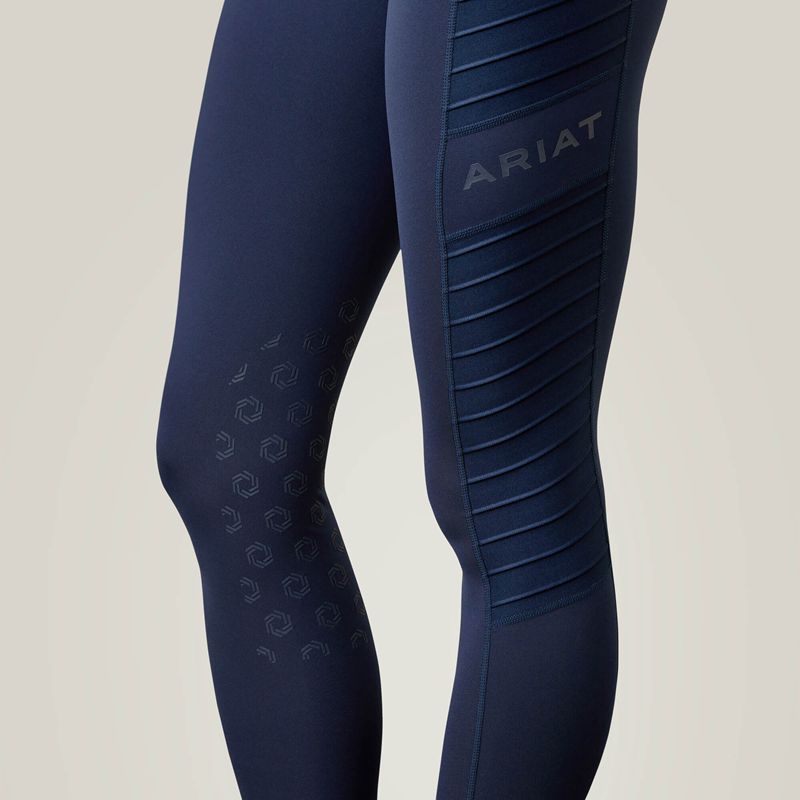 Ariat Eos Moto Knee Patch Tight Bleu Marine Femme | GBE-48727231