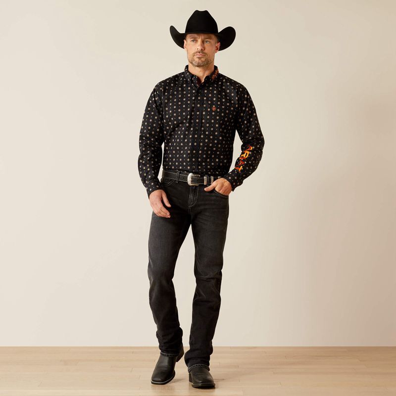 Ariat Team Kelvin Classic Fit Shirt Grise Homme | PZR-73576827