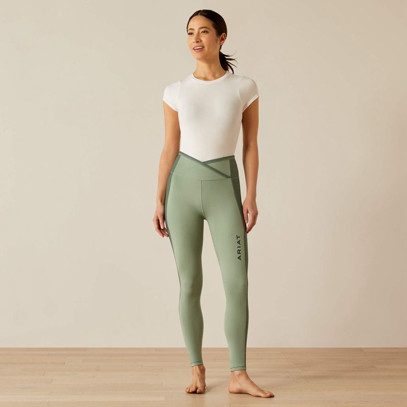 Ariat Eos Chic Half Grip Tight Lily Pad Femme | ABA-20365228