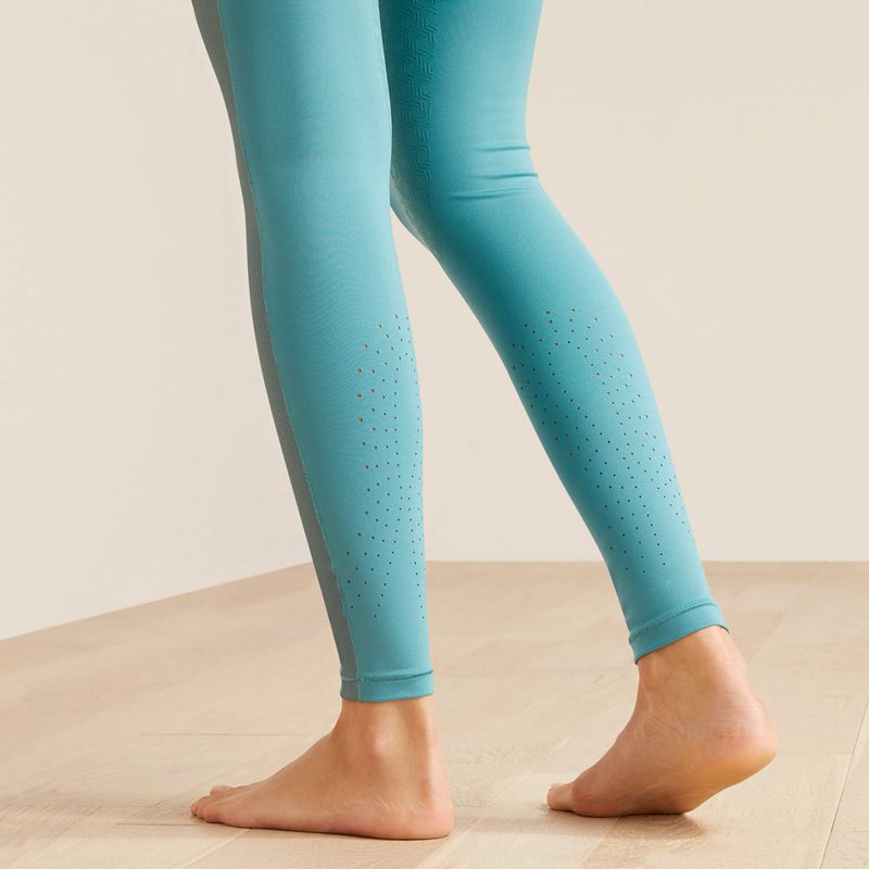 Ariat Eos Chic Half Grip Tight Bleu Femme | QQH-44299870