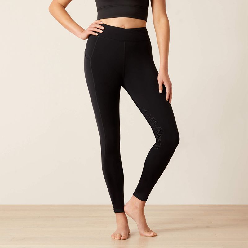 Ariat Avail Half Grip Tight Noir Femme | GMD-74619289