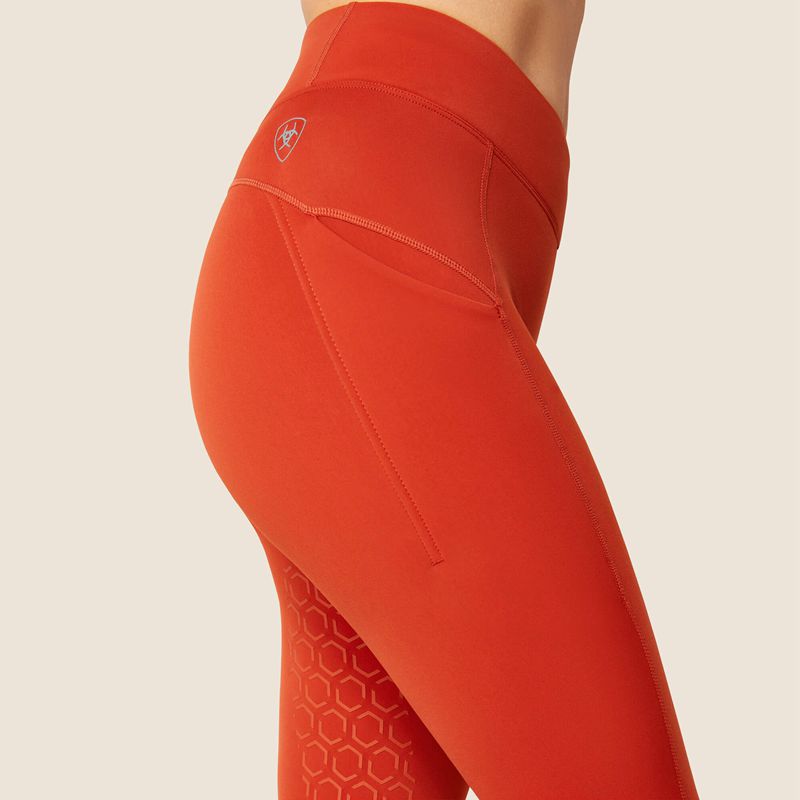 Ariat Avail Half Grip Tight Rouge Femme | WTC-55368438