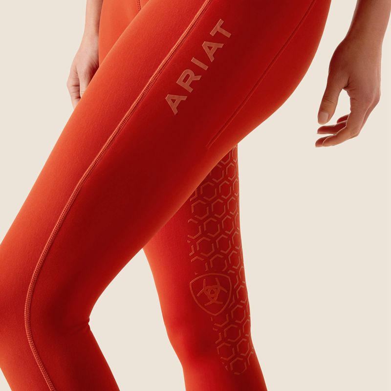 Ariat Avail Half Grip Tight Rouge Femme | WTC-55368438