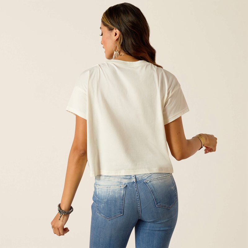 Ariat Wild Hat T-Shirt Coconut Milk Femme | SEJ-87651168