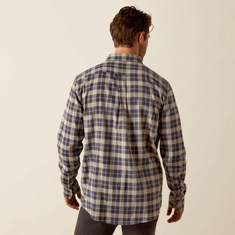 Ariat Simmental Shirt Horizon Plaid Homme | EAW-87847660