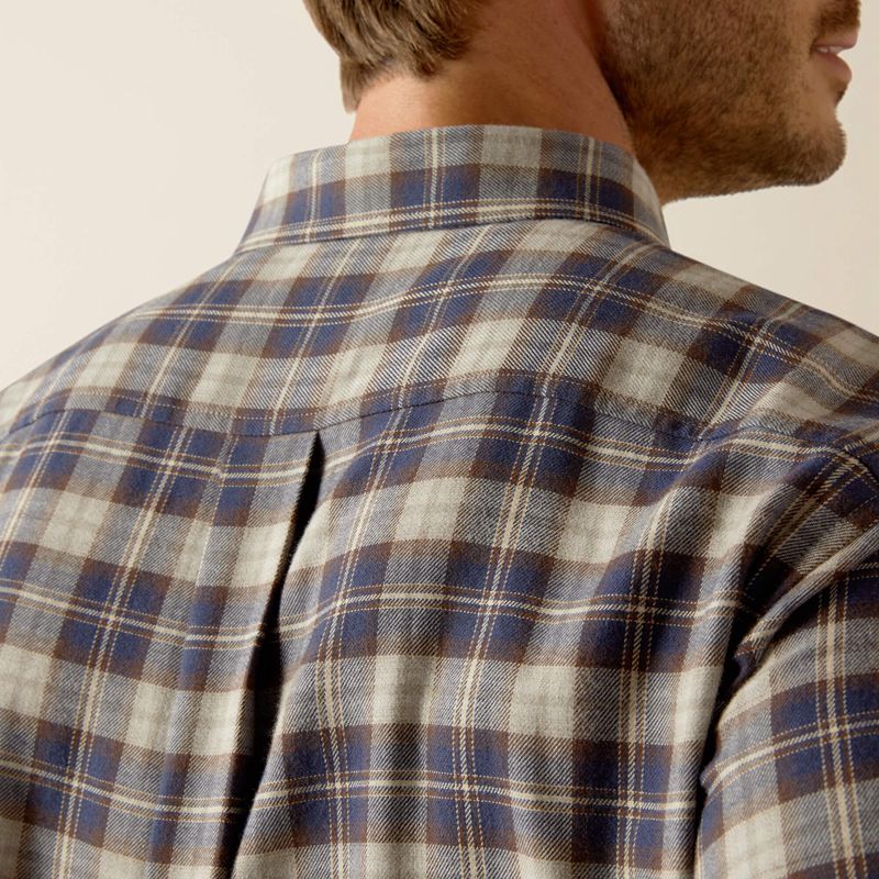 Ariat Simmental Shirt Horizon Plaid Homme | EAW-87847660