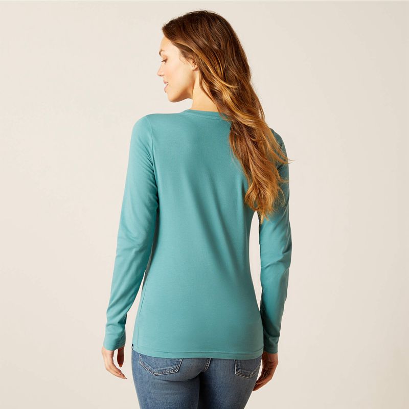 Ariat Silhouette T-Shirt Arctic Femme | QKA-82113364