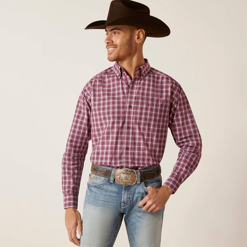 Ariat Pro Series Shepherd Classic Fit Shirt Blanche Homme | KLL-99255850