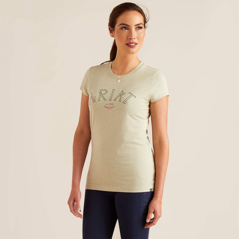 Ariat Posey T-Shirt Vert Femme | DSX-44927596